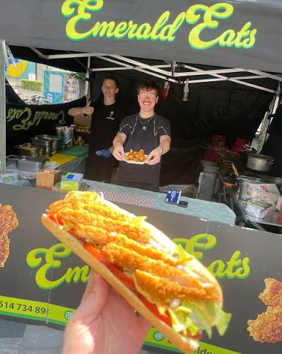 The Emerald Eats market stall